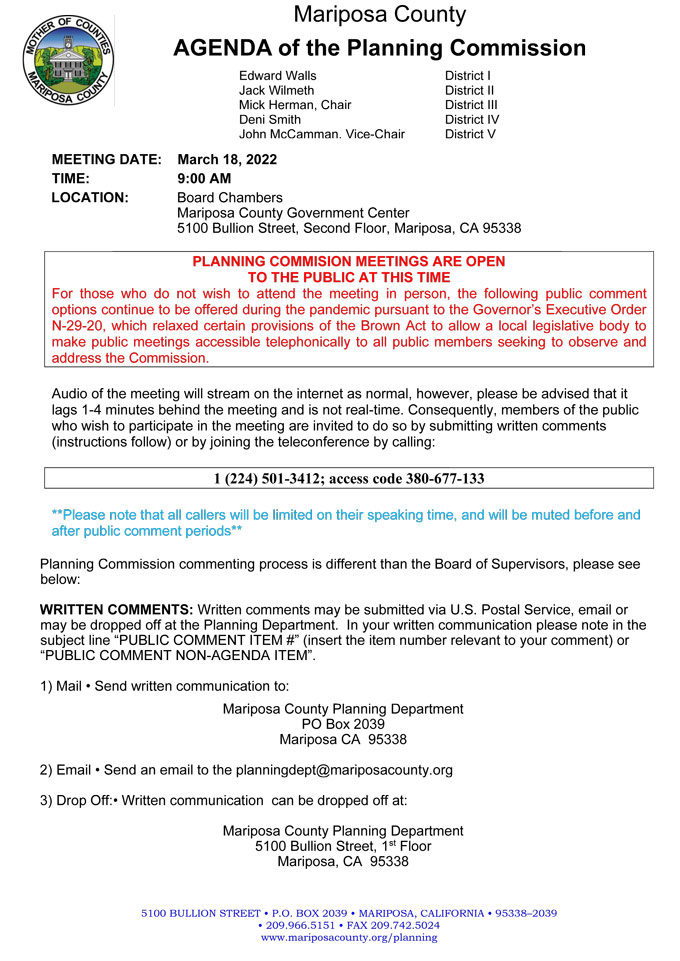 2022 03 18 Planning Commission 1