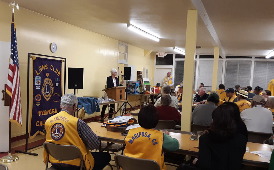 Suzette at Lions Club
