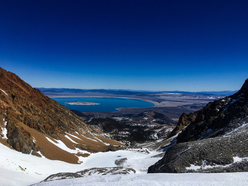 yose Kidney Lake and Mono Lake on March 12th 2022