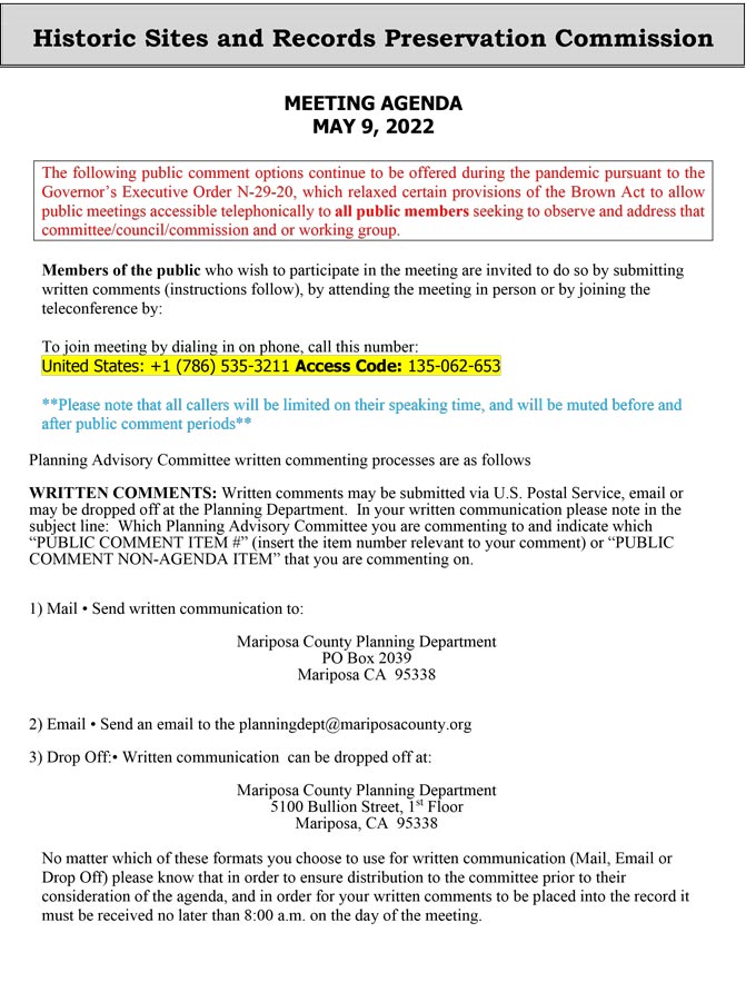 2022 05 09 Historic Sites and Records Preservation Commission 1
