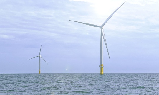 wind turbines ocean