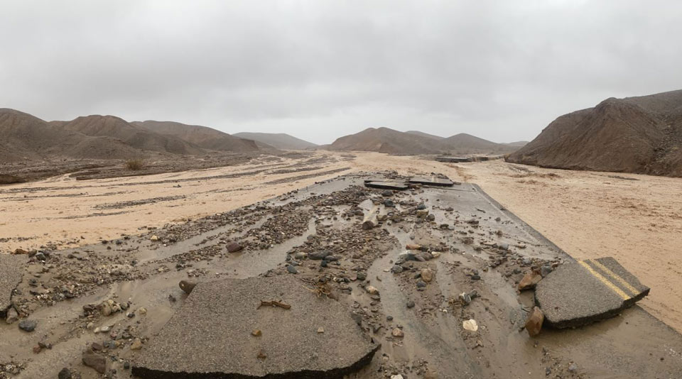 death valley flood damage august 2022 credit nps