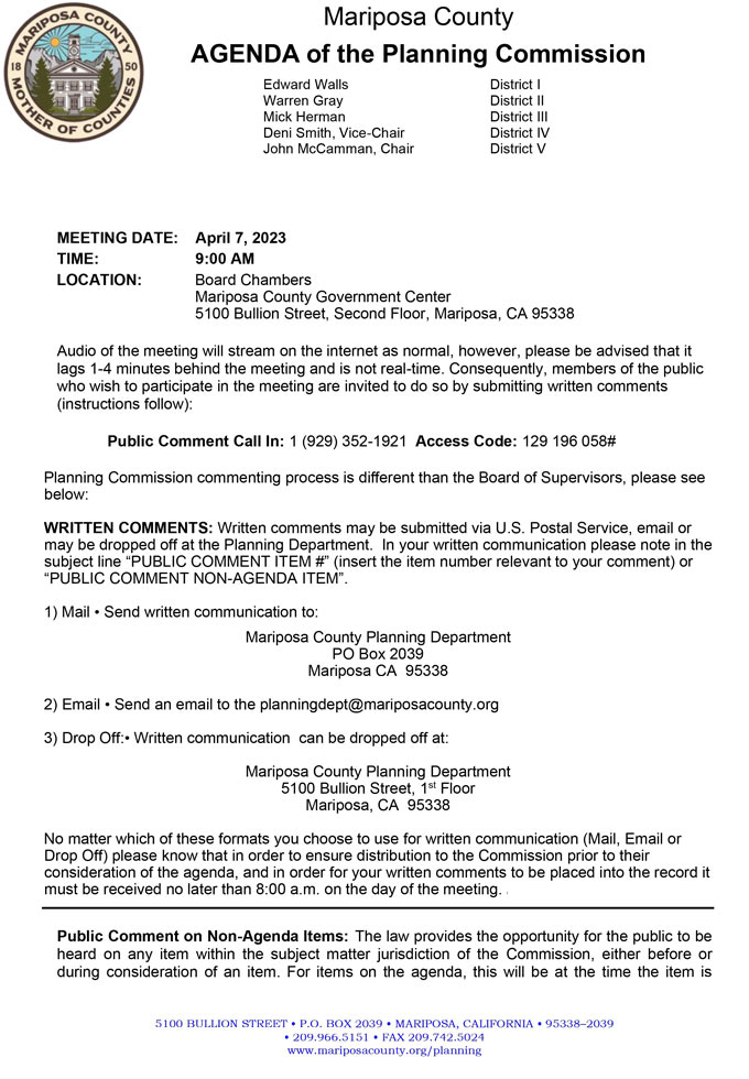 2023 04 07 Planning Commission 1