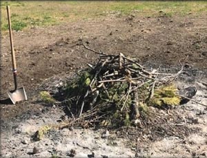 cal fire burn pile