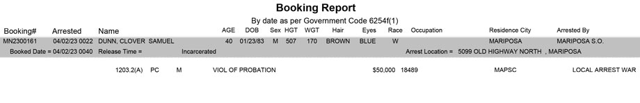 mariposa county booking report for april 2 2023