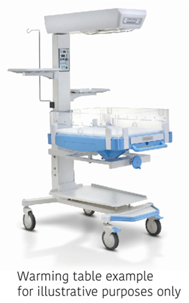 JCF warmer table