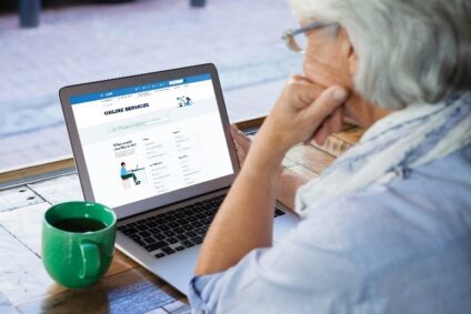 cadmv1224 Woman at Laptop