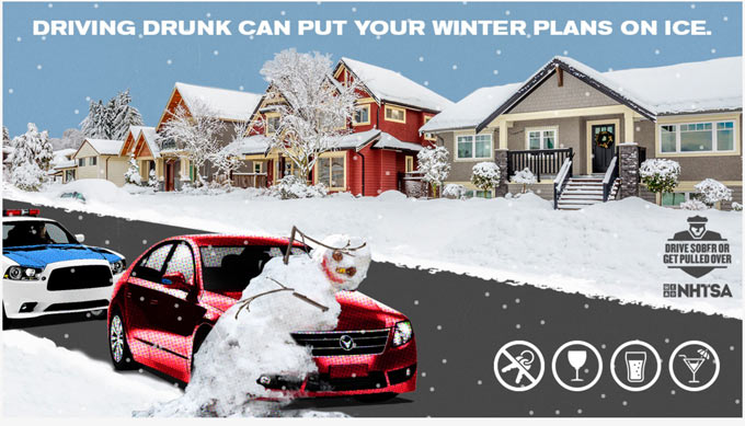 drunk driving winter