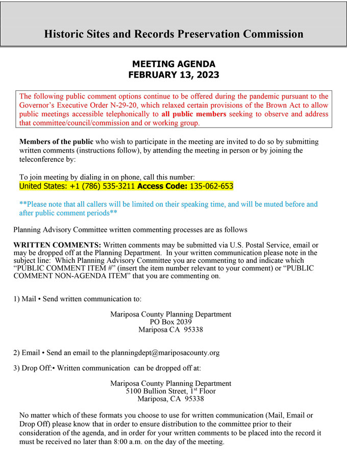 2023 02 13 Historic Sites and Records Preservation Commission 1
