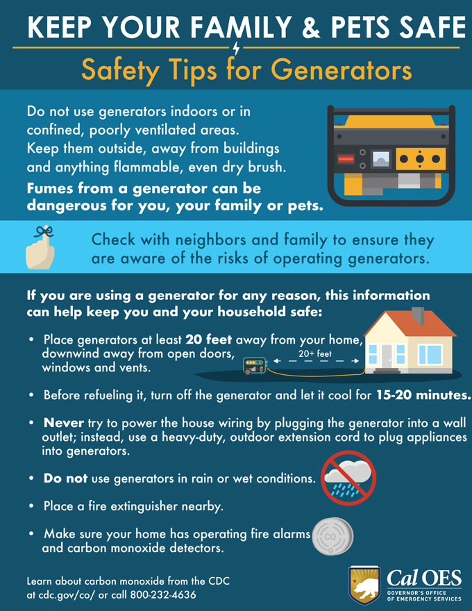 generator safety cal oes