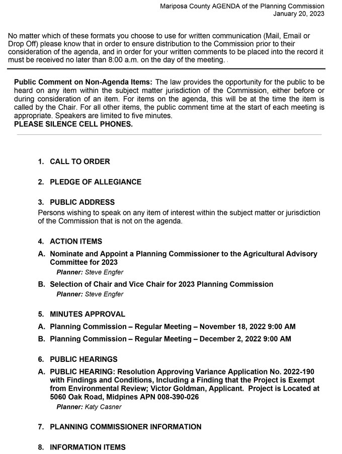 2023 01 20 Planning Commission 2