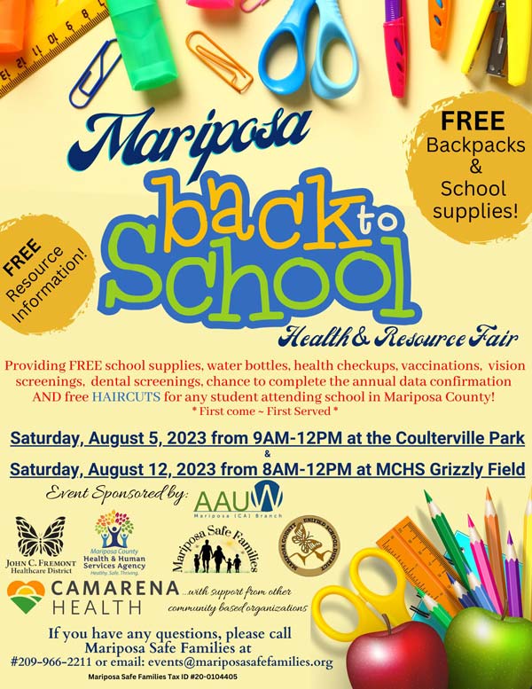 JCF back to school