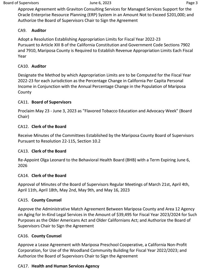 June 6, 2023 Agenda 3