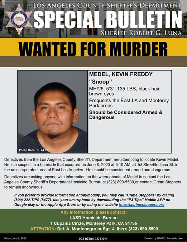 LASD Medel murder