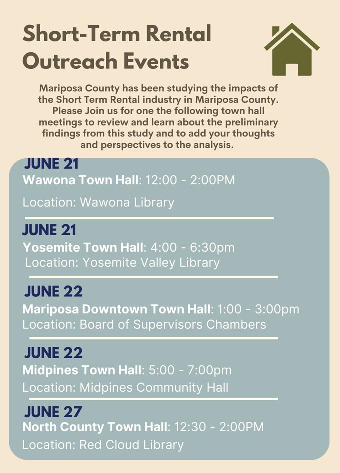 Short Term Rental Outreach Events