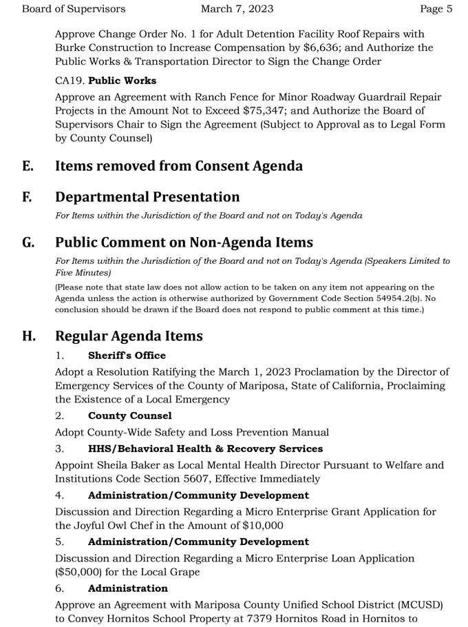 2023 03 07 Board of Supervisors 5