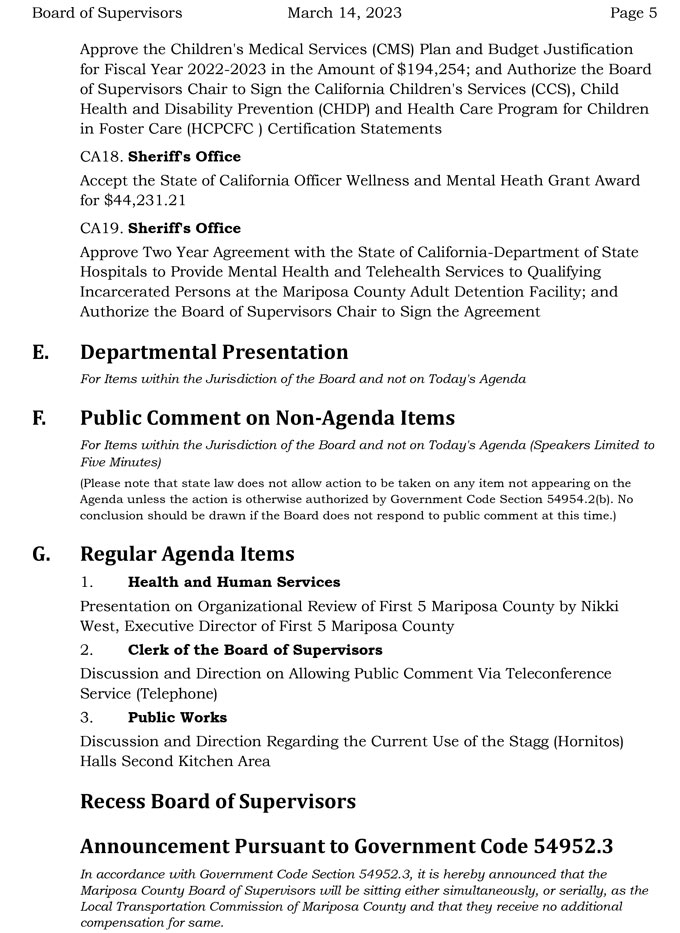 2023 03 14 Board of Supervisors 5
