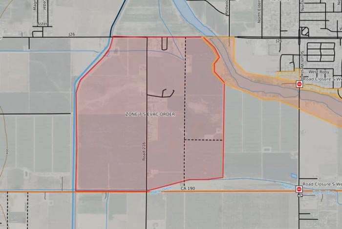 TCSO Porterville map