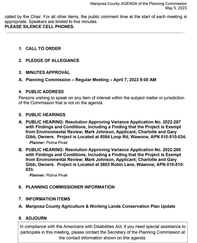 2023 05 05 Planning Commission 2