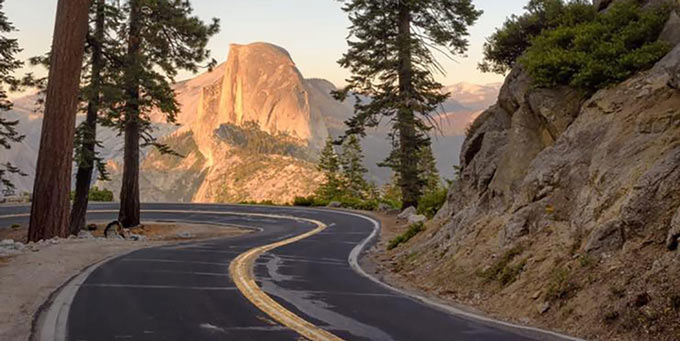 glacier point road yosemite credit nps