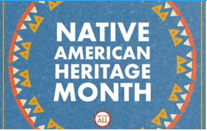 newsom native american heritage month graphic