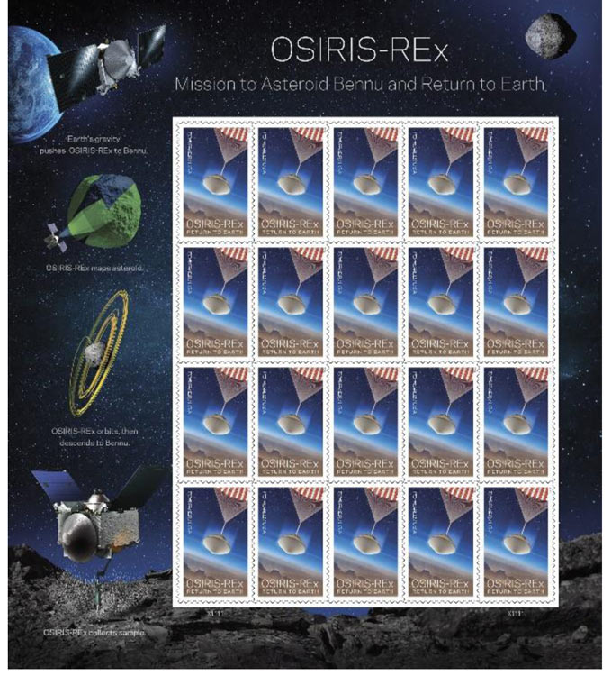 usps osiris rex lands in your post office 1