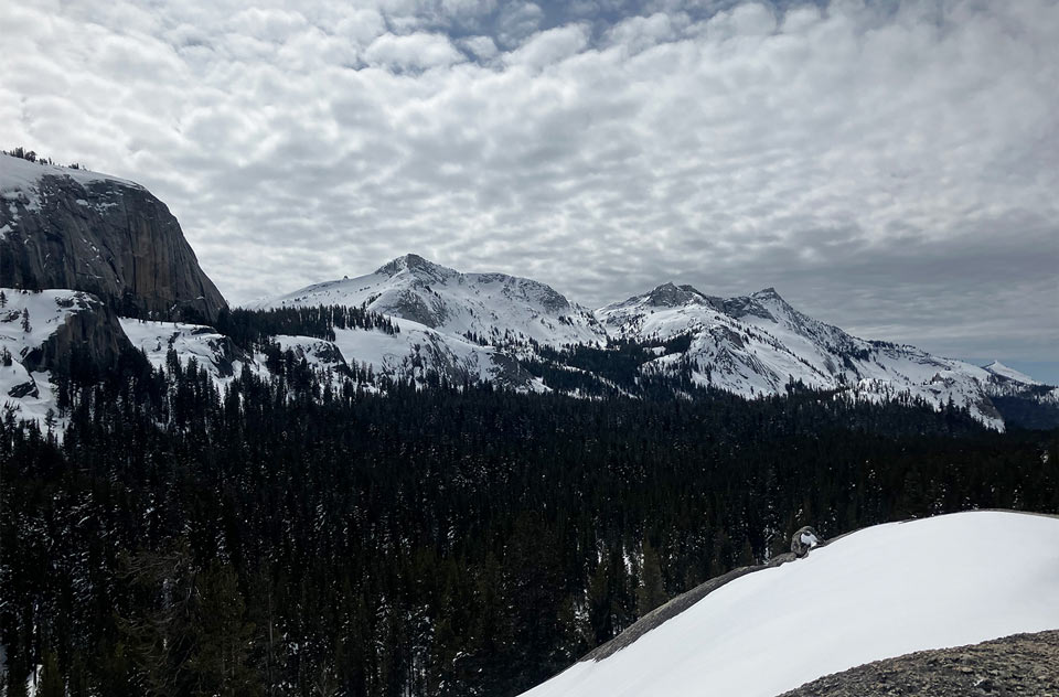 Tenaya Peak ridge March 28 2024 web