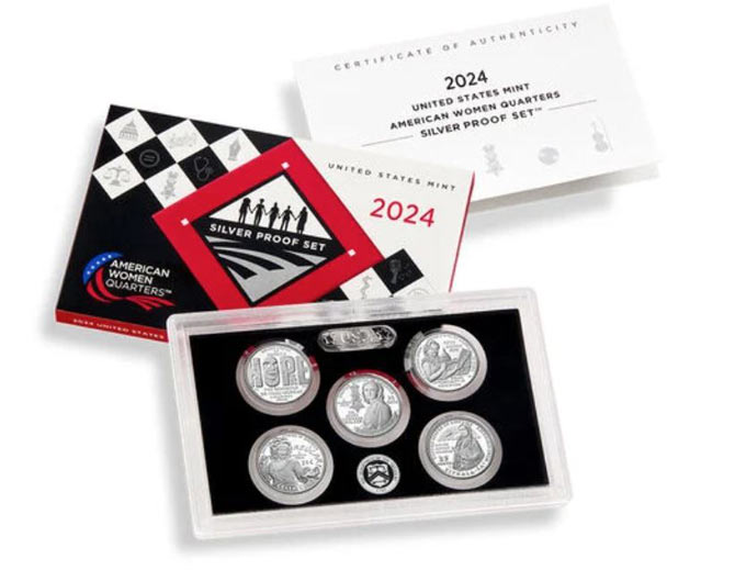 us mint American Women Quarters 2024 Silver Proof Set