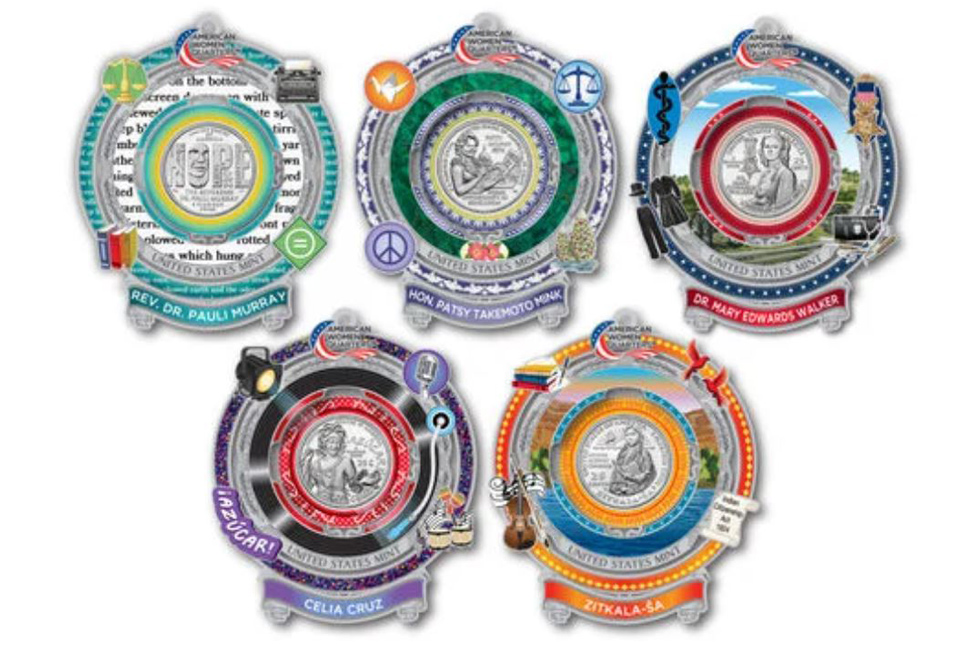 American Women Quarters 2024 Ornaments