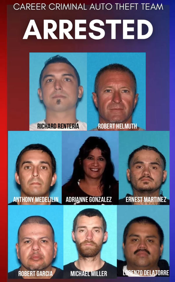 FPD auto theft arrests