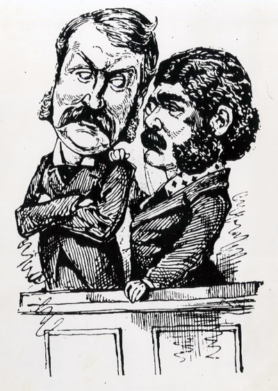 MYSO Sullivan Sir Arthur 1878 Cariacature with Gilbert