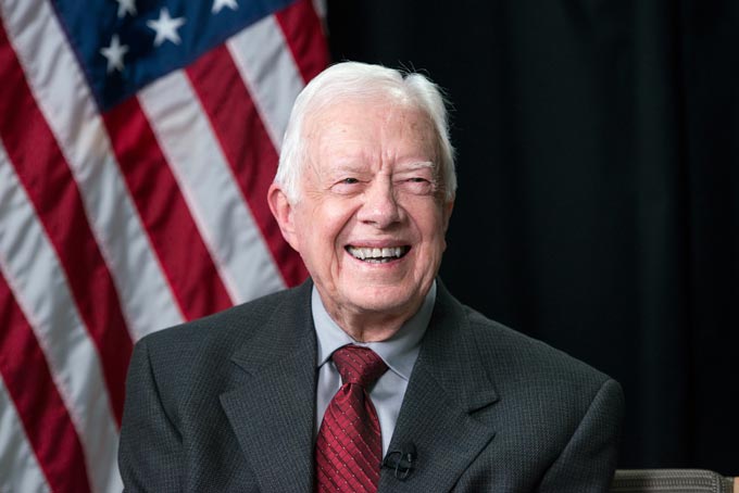 president jimmy carter flag bg credit lbj library