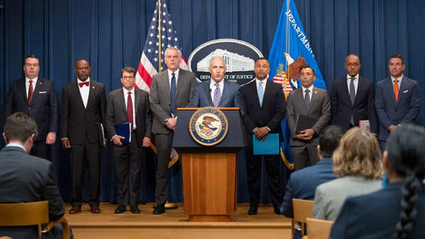 DOJ strike 1
