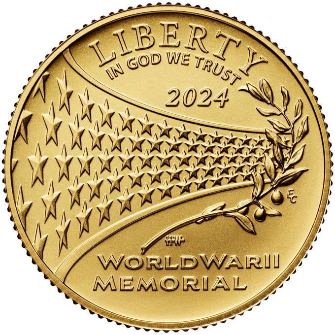 usmint 2024 greatest generation commemorative gold uncirculated obverse