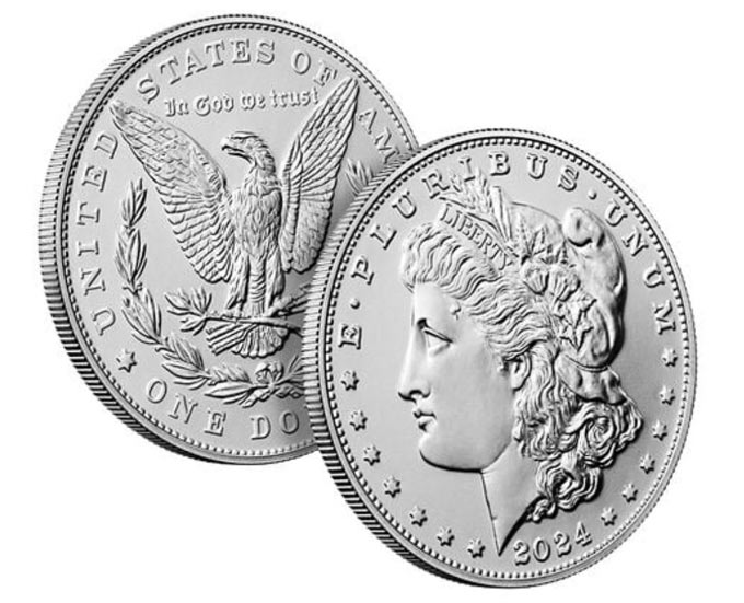 Morgan Silver Dollar 2024 Uncirculated Coin