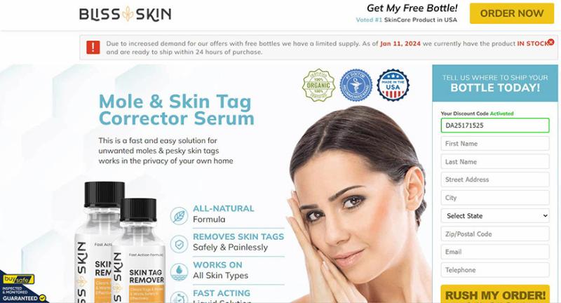 buybliss website ad