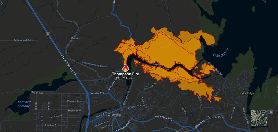 thompson fire butte county july 2