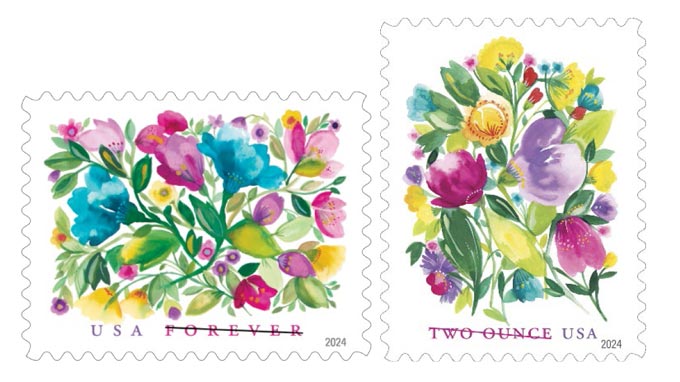 usps issues celebration blooms and wedding blooms stamps 1