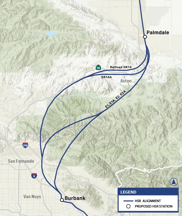 HSR map Palmdale to Bubank Pref Alt quarter page rb 01