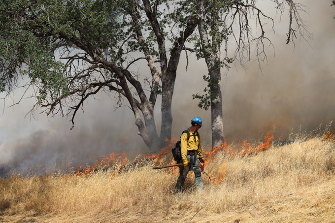 Sequoia National Park presciribed burn nps photo