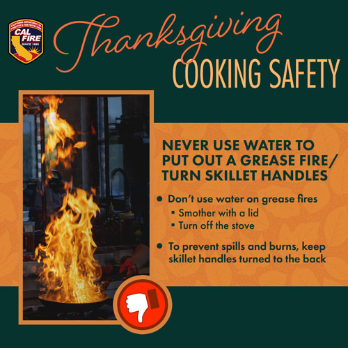 CAL FIRE cooking