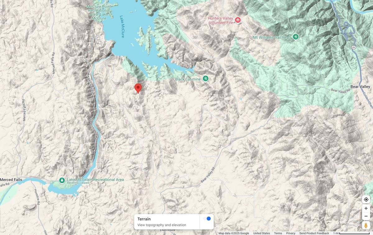 blue moon mine mariposa county google maps