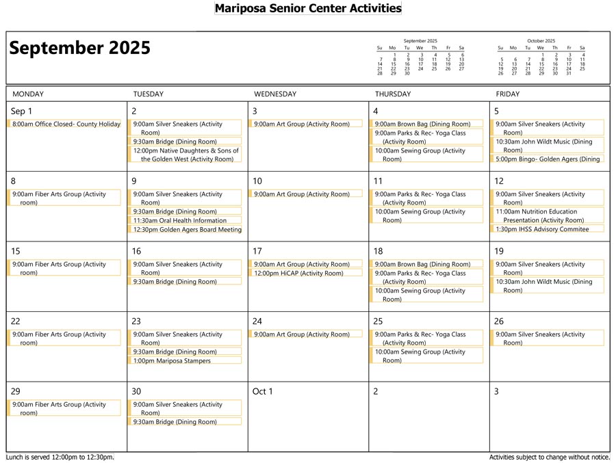 September Activity