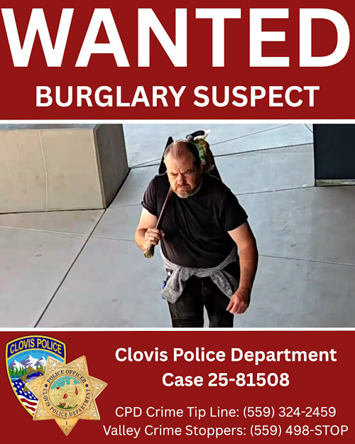 Clovis PD wanted