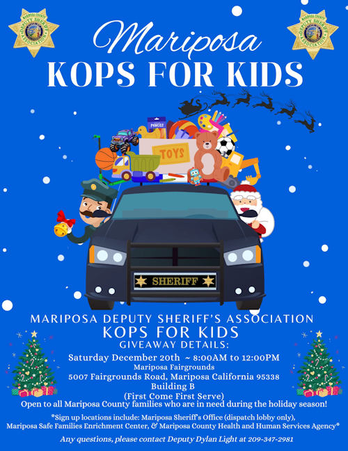 Mariposa SO kops for kids