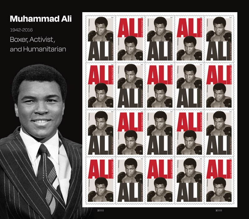 usps muhammad ali stamps