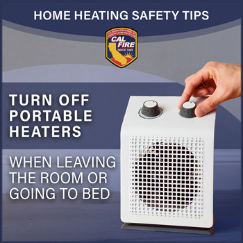CAL FIRE heater