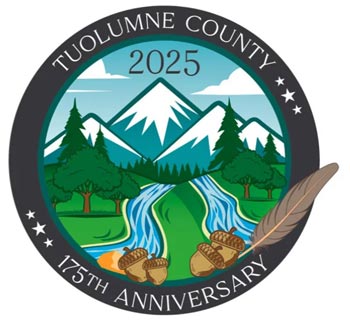 Tuolumne County 175th Anniversary Logo
