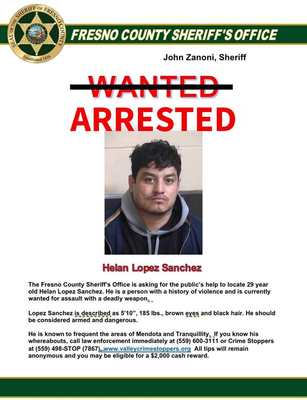 FCSO Sanchez arrested