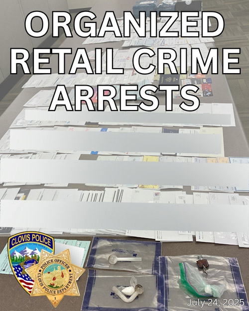 Clovis Police mail theft